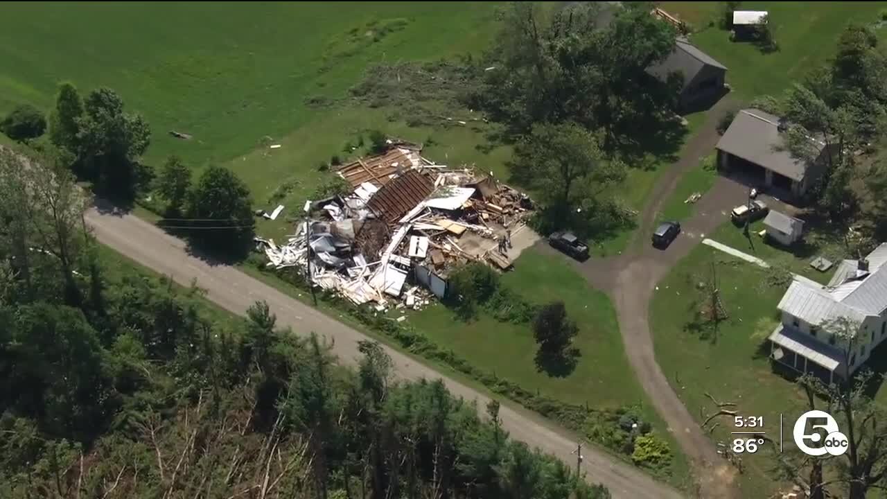 EF-1 tornado touches down in Wayne, Holmes counties Wednesday night