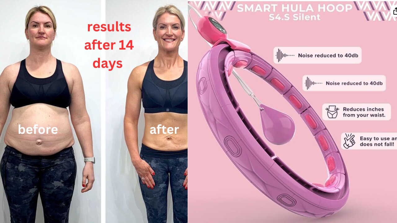 Swiss Activa+ Infinity Hoop Smart Weighted Hula Hoop: The Ultimate Fitness Revolution!"