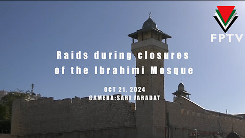 Al-Khalil (Hebron) Raids During Closures of the Ibrahimi Mosque. West Bank of Palestine.