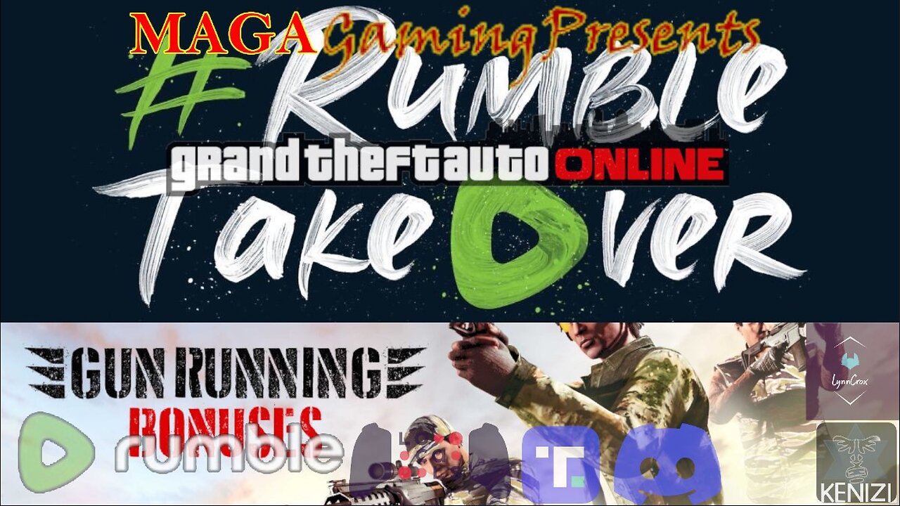 GTAO - Gunrunning Bonuses Week: Sunday & following the Rumble Raids w/ CEO @chrisrumble and @stevewilldoit & some RDO