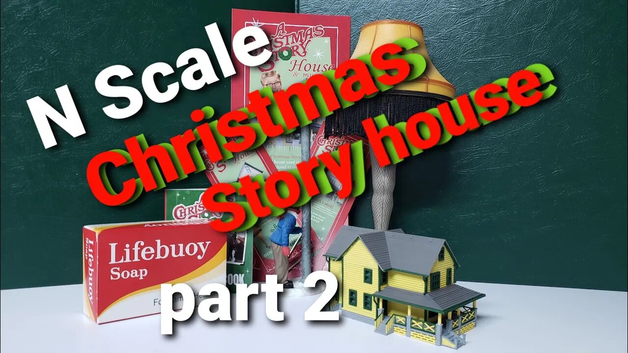 N scale Christmas story house part 2