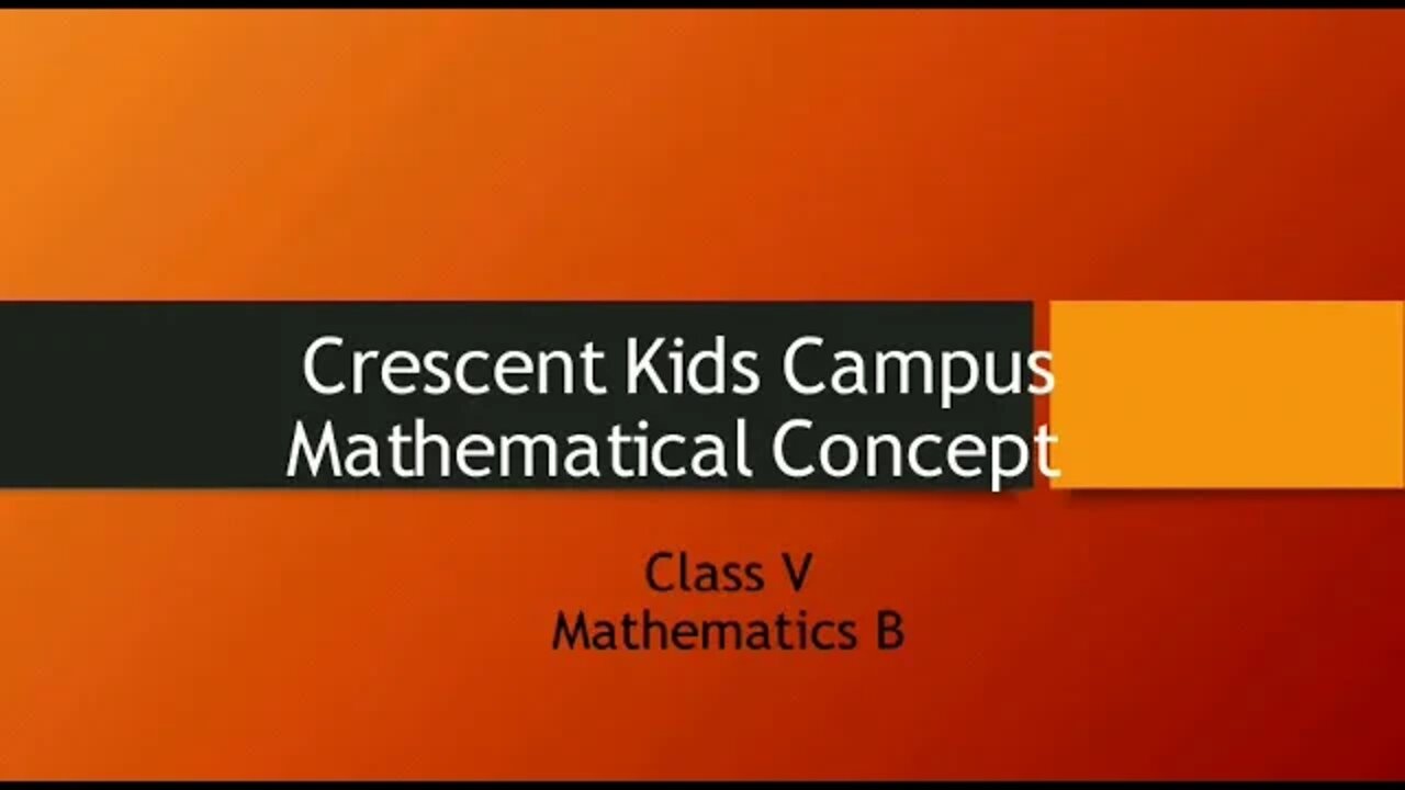 Maths B Class 5th Lesson 2