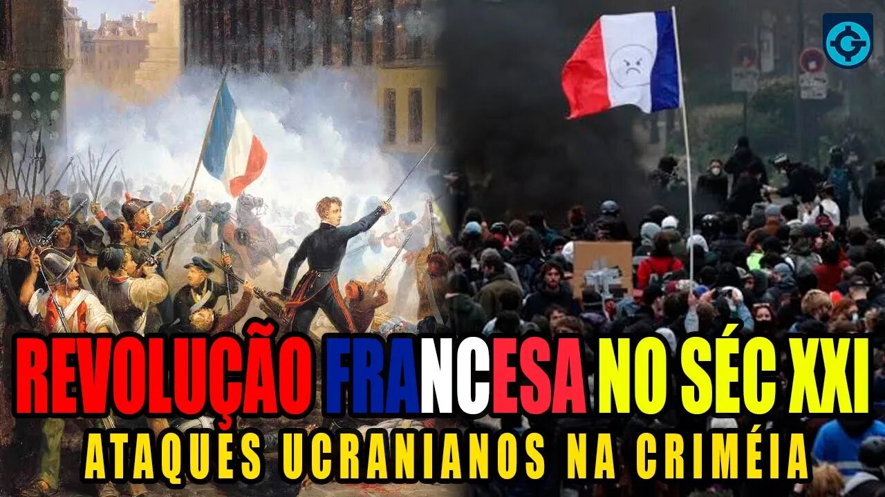 ⚠️URGENTE | Revolução Francesa em pleno Século XXI | 4T4QU3S ucr4n14n0s na Cr1m3i4 | 🔴Live Geoforça