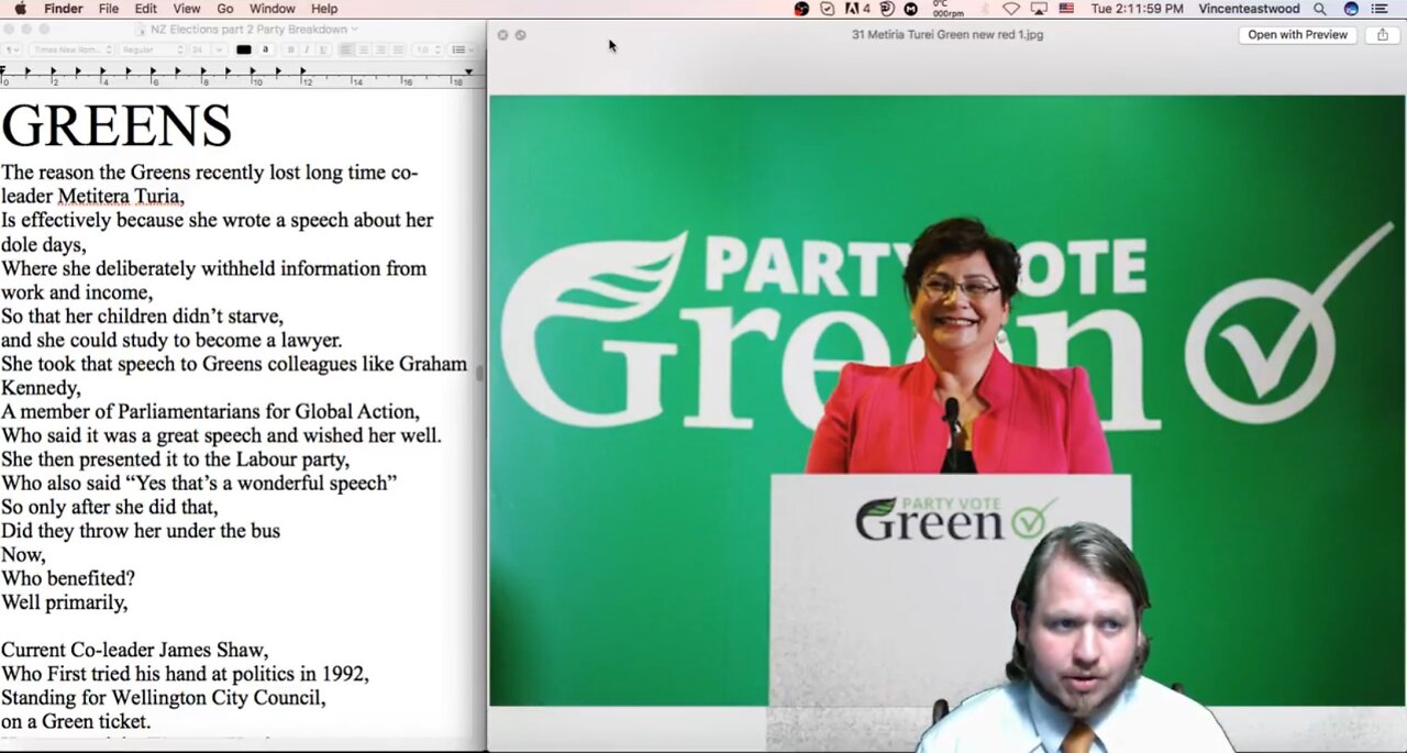 ​NZ Elections Series: Who Are You Really Voting For? The Green Party. Part 4 of 9