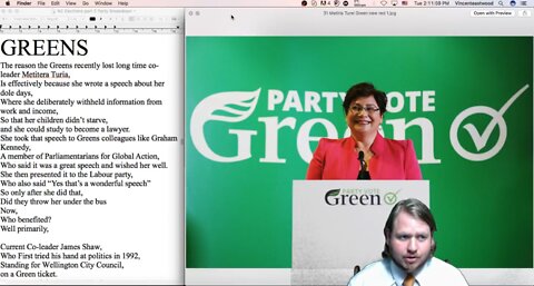 ​NZ Elections Series: Who Are You Really Voting For? The Green Party. Part 4 of 9