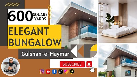 Elegant Bungalow | 600 Square Yards | Gulshan-e-Maymar