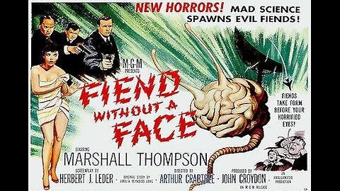 FIEND WITHOUT A FACE 1958 Grisly Chiller is What Nightmares are Made of FULL MOVIE HD & W/S