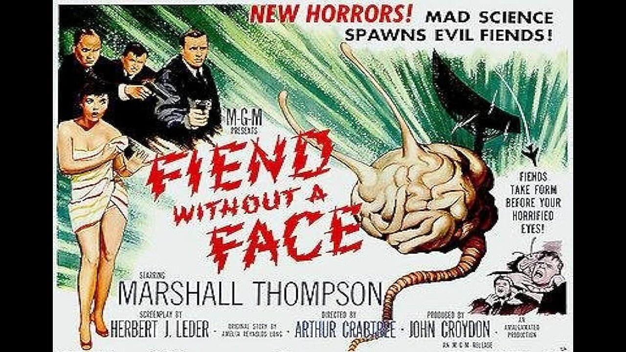 FIEND WITHOUT A FACE 1958 Grisly Chiller is What Nightmares are Made of FULL MOVIE HD & W/S