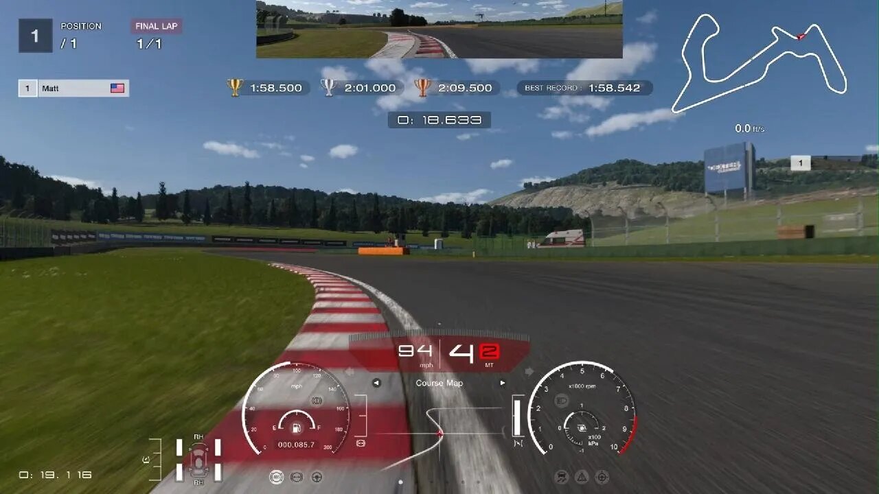 GT7 Circuit Experience Gold - Autodrome Lago Maggiore 1:58.275