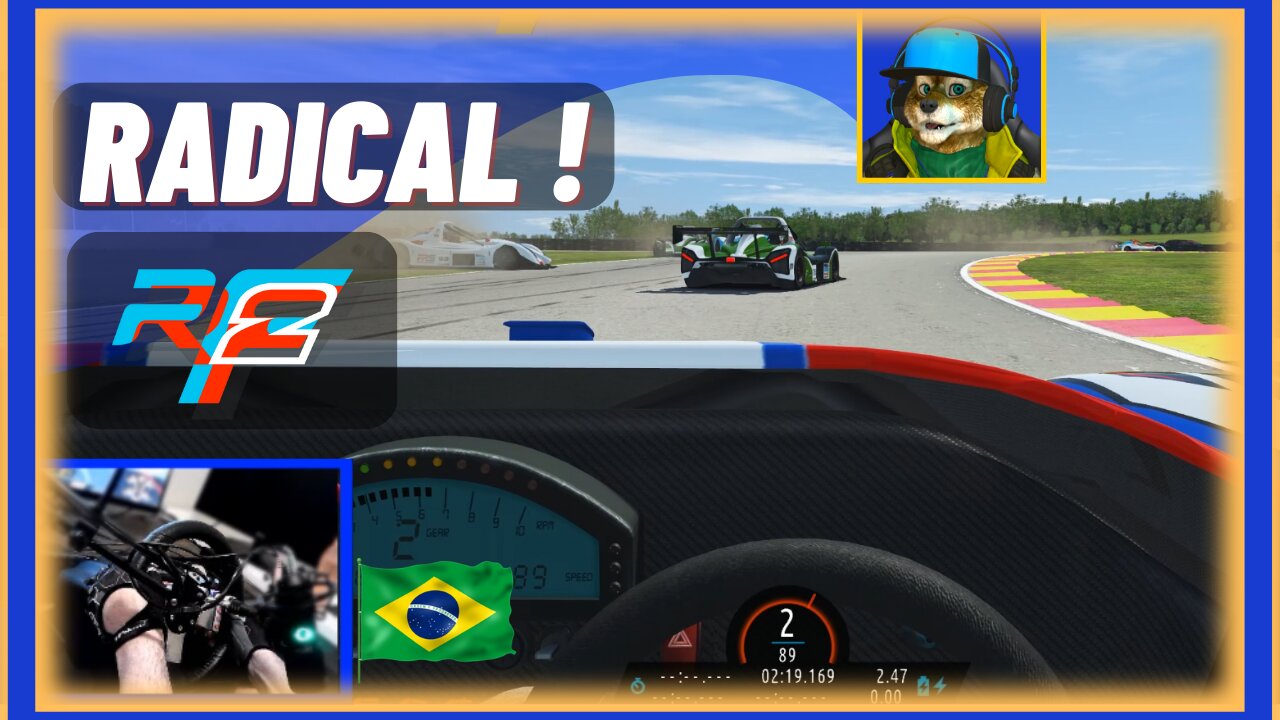 This simulator is really good! RFactor2 gameplay commented ludibr .