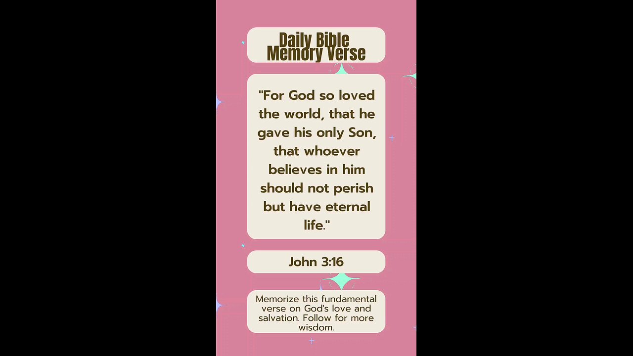 Bible Memory Verse of the Day #christianity #God #Jesus #Bible #Biblestudy #John