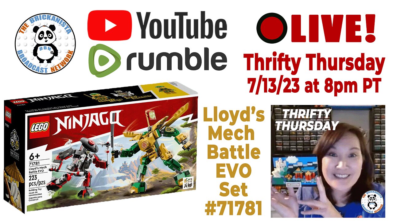 Thrifty Thursday - Ninjago Lloyd’s Mech's Battle EVO - Set #71781