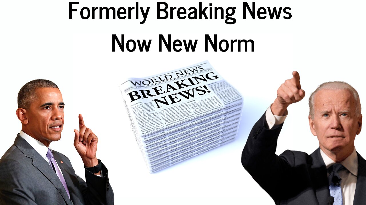 Formerly Breaking News Now No-Surprise New Norm As America Crumbles