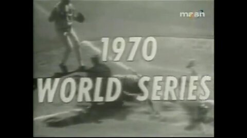 1970 World Series Game 2 Baltimore Orioles vs Cincinnati Reds