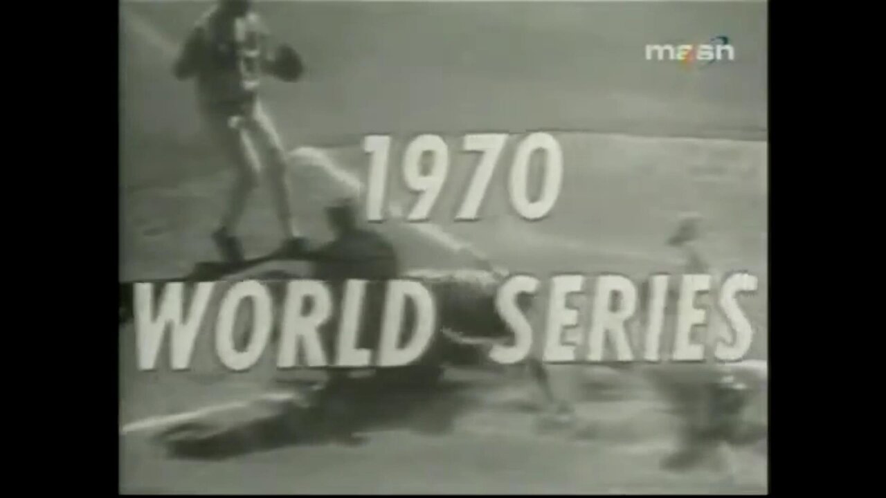 1970 World Series Game 2 Baltimore Orioles vs Cincinnati Reds