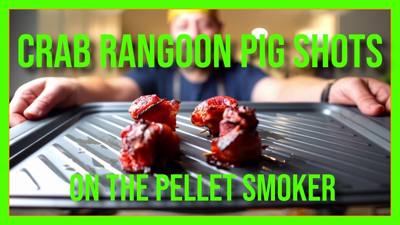 Crab Rangoon Pig Shots on the Pellet Grill - 2023 Halloween Special - Blood Shots