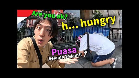 My Korean friend fast for the first time in Aceh!! | 1st Day of Ramadan