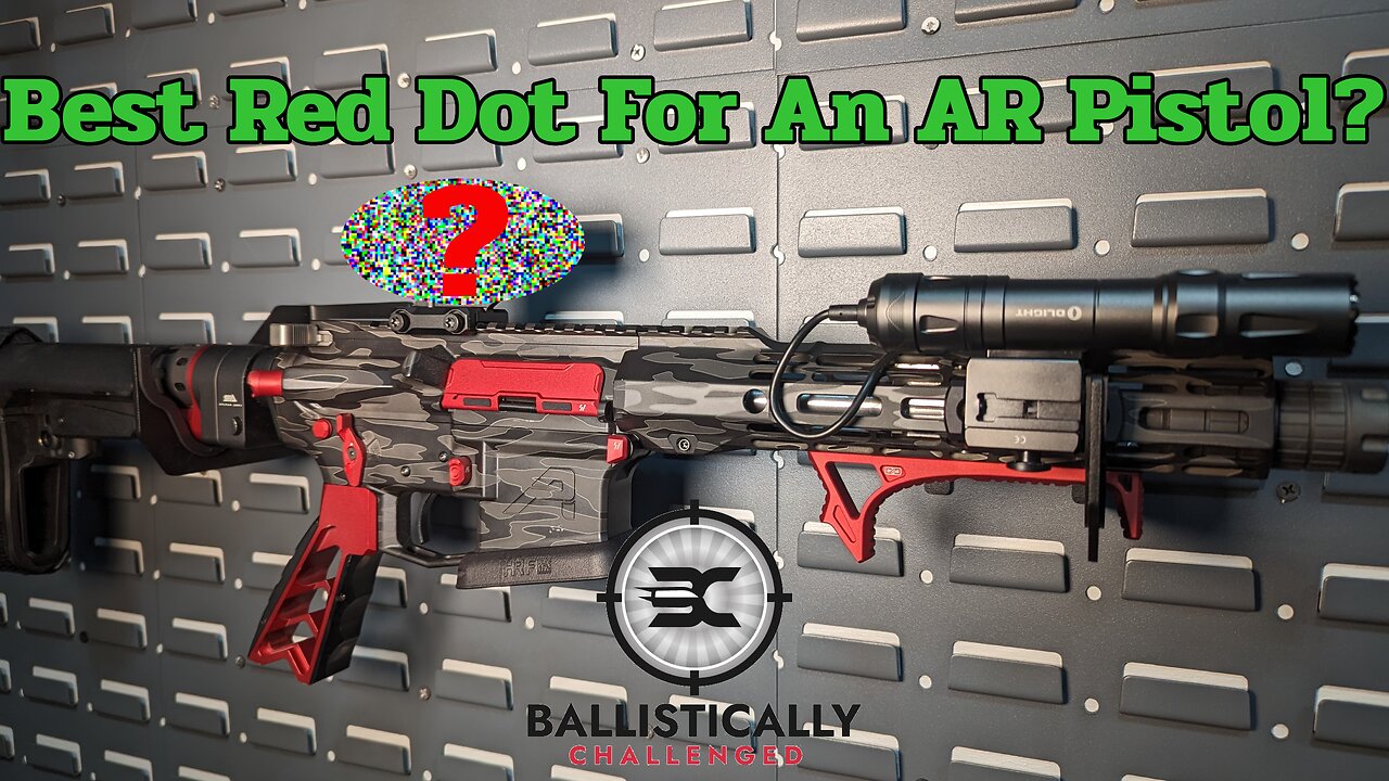 One of the best all around red dots for an AR Pistol