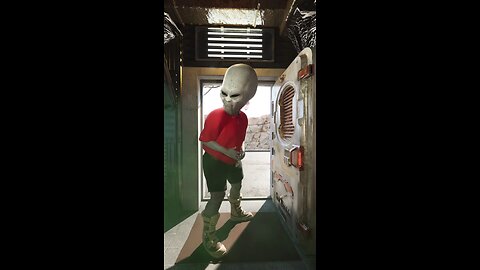 👽🎂Funny alien happy birthday