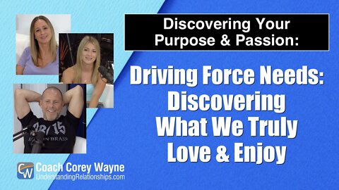 Driving Force Needs: Discovering What We Truly Love & Enjoy