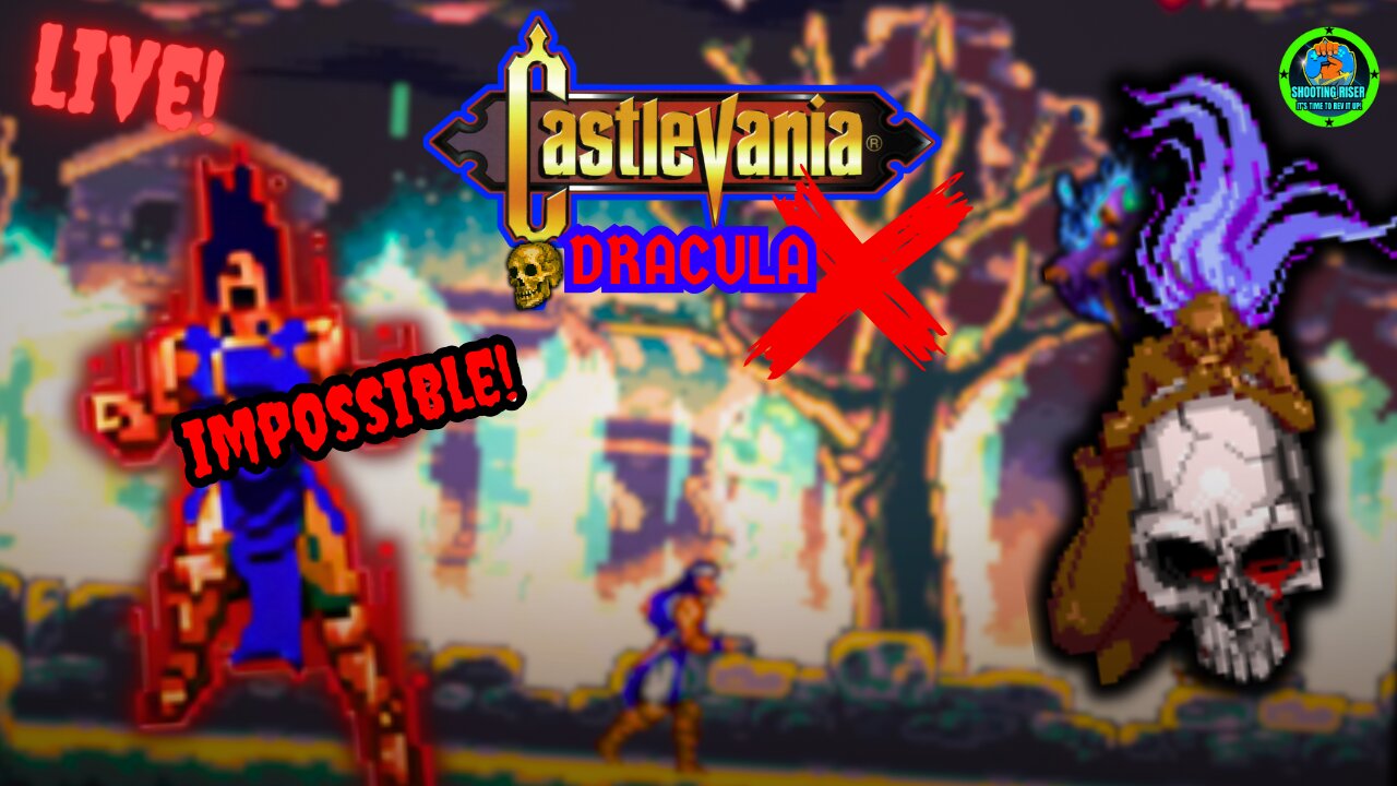 THE MOST IMPOSSIBLE HALLOWEEN GAME EVER! - Castlevania Dracula X Live Redux #castlevaniagames