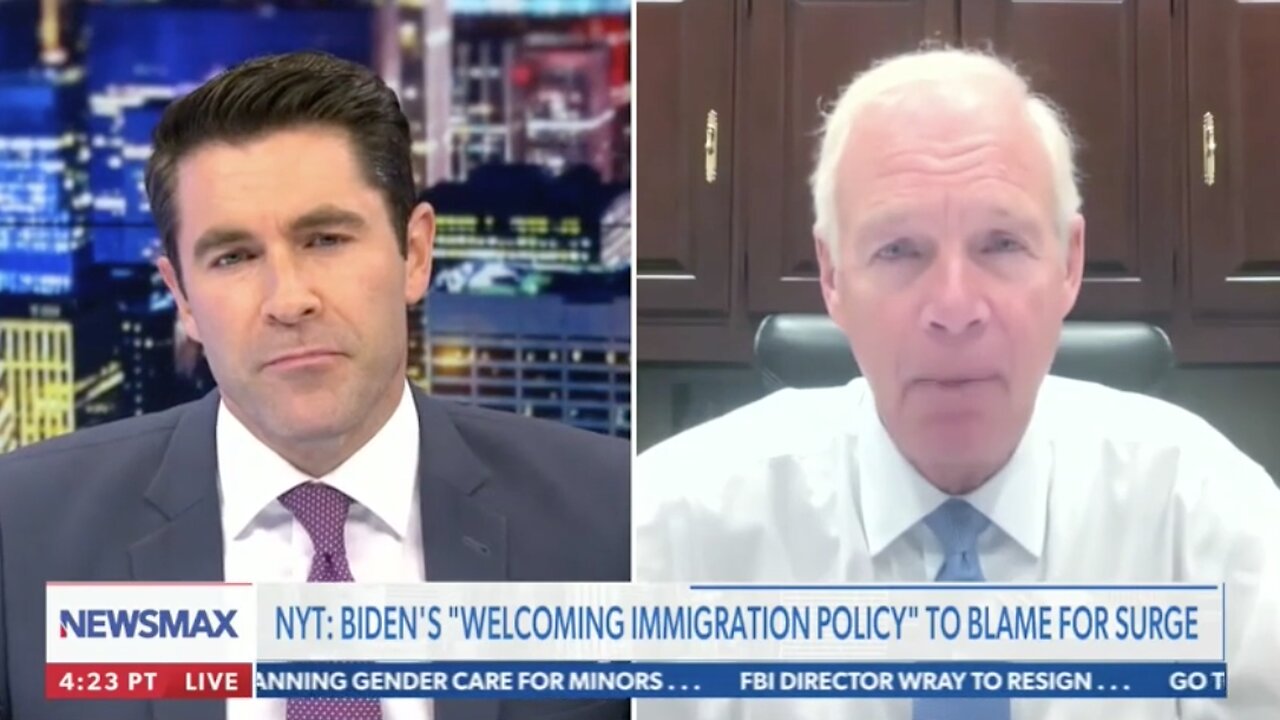 Senator Ron Johnson on Rob Schmitt Tonight