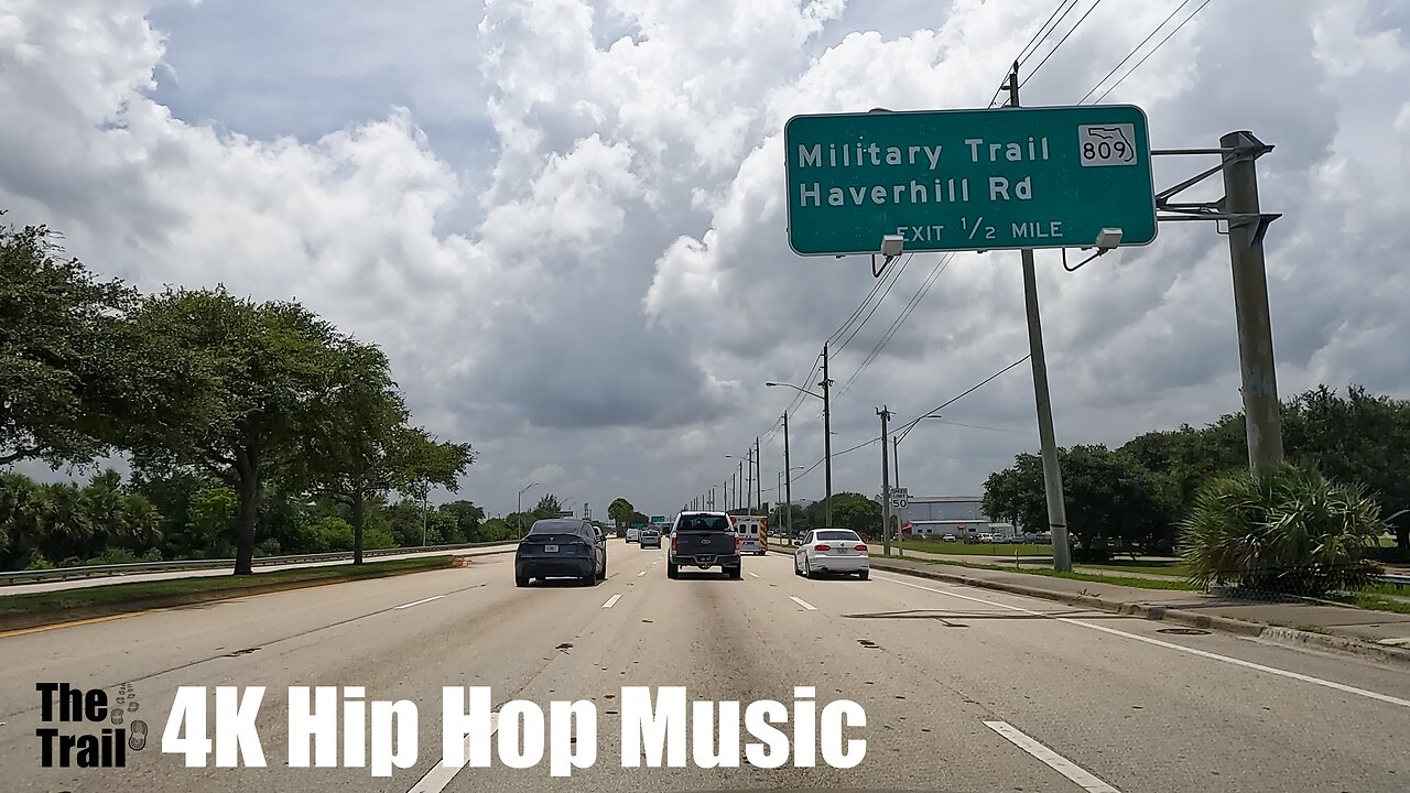 4K Hip Hop Music - Philadelphia Bounce | Florida | Drive Southern Blvd West Palm Beach FL | 20230712