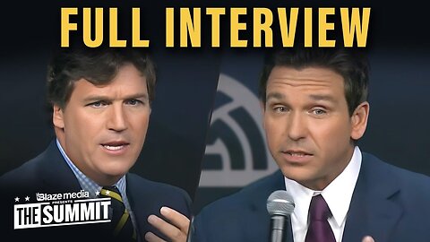 Tucker Carlson & Ron DeSantis Full Interview - Banking, Censorship, and Life