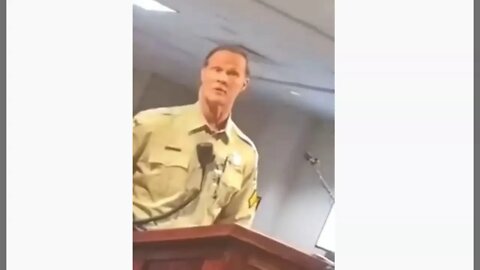 Sheriff Tripp Kester Gives A Great Speech For The 2nd Amendment To Politicians