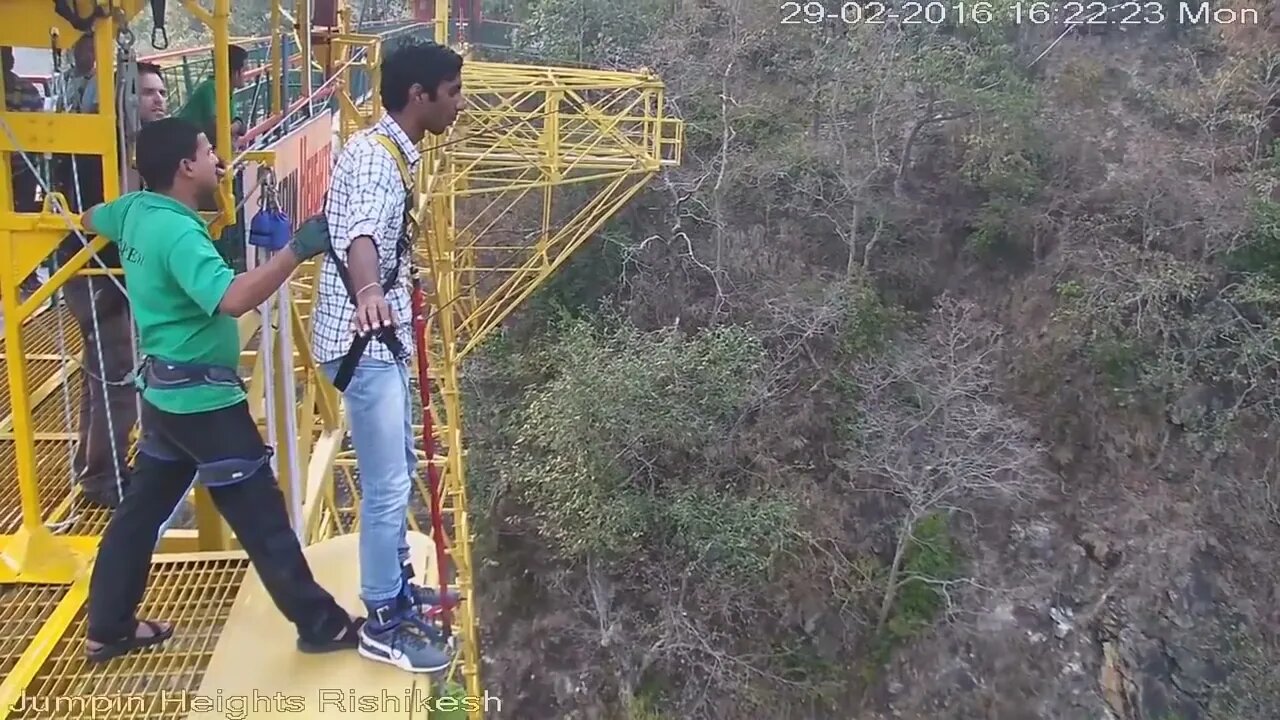 FUNNY BUNGEE JUMP OF RISHIKESH @Make Joke Of @Bungee Jumping World @Funny Vines