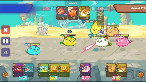 GAMEPLAY Axie infinity 02 - Cuidado com os combos