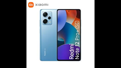 Xiaomi Redmi Note 12 Pró Plus 5G blue in 360º no edits!