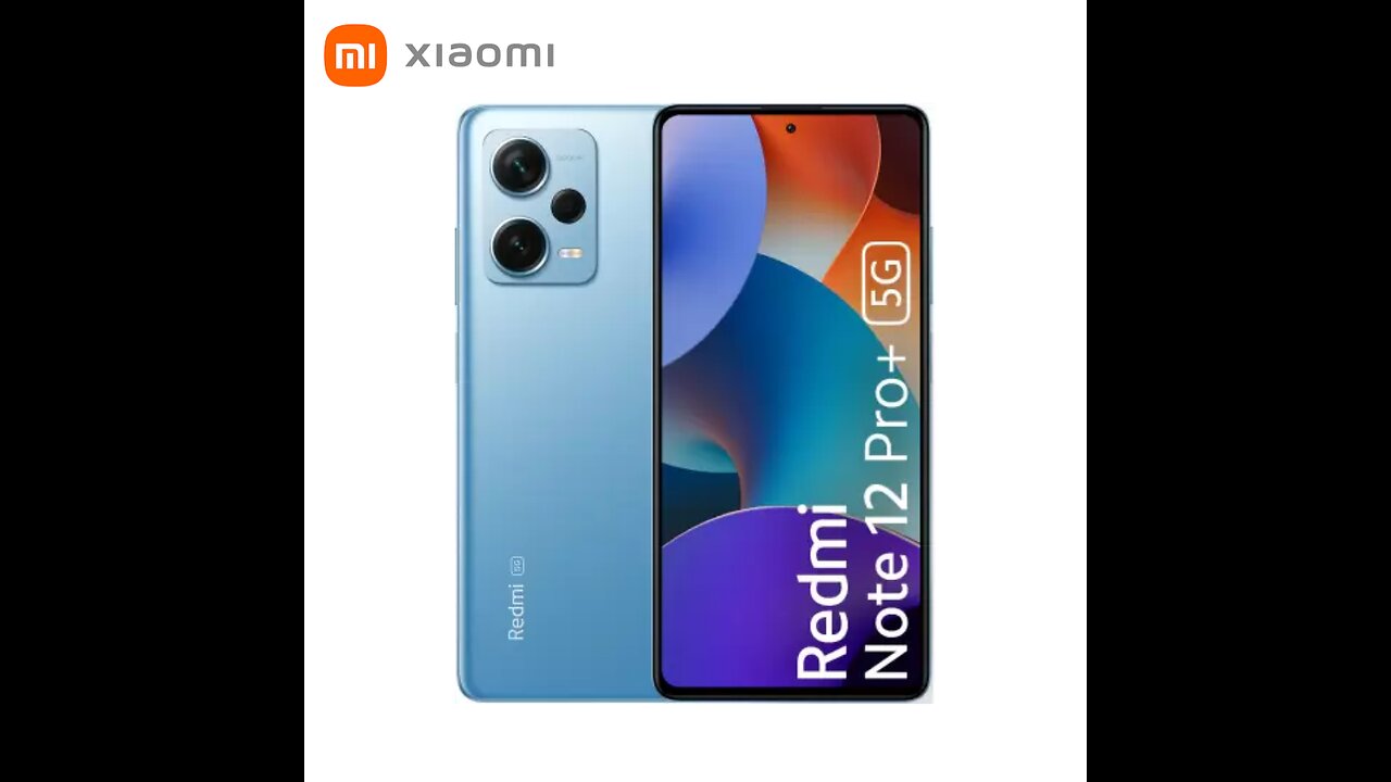 Xiaomi Redmi Note 12 Pró Plus 5G blue in 360º no edits!