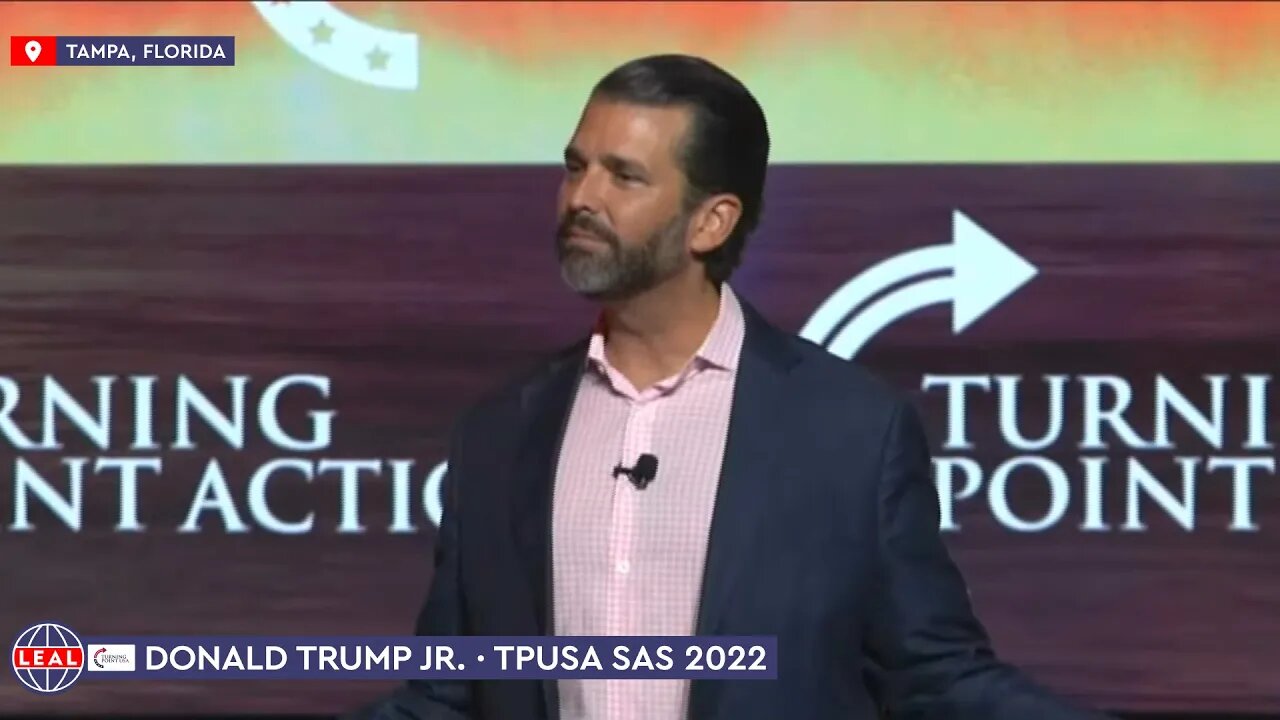 🇺🇸 Donald Trump Jr en la Cumbre de Acción Estudiantil de Turning Point USA (23 julio 2022)