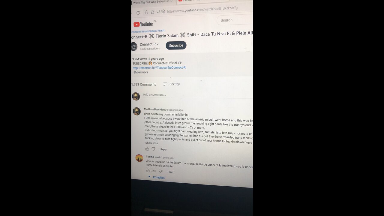 Tranny deleting my comment lol
