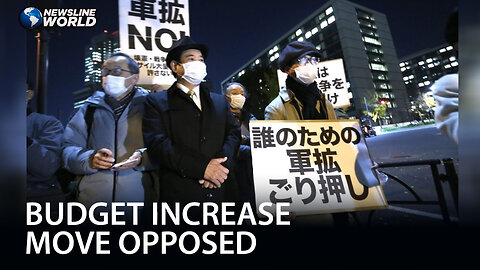 Japanese protesters oppose military expansion amid soaring inflation