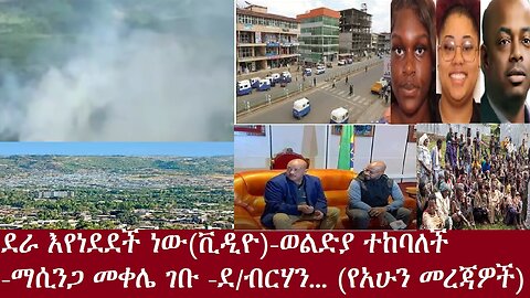 ደራ፤በመከላከያ እየነደደች ነው(ቪዲዮ)-ወልድያ ተከባለች-የአሁን መረጃዎች Aug 27,2024 DereNews