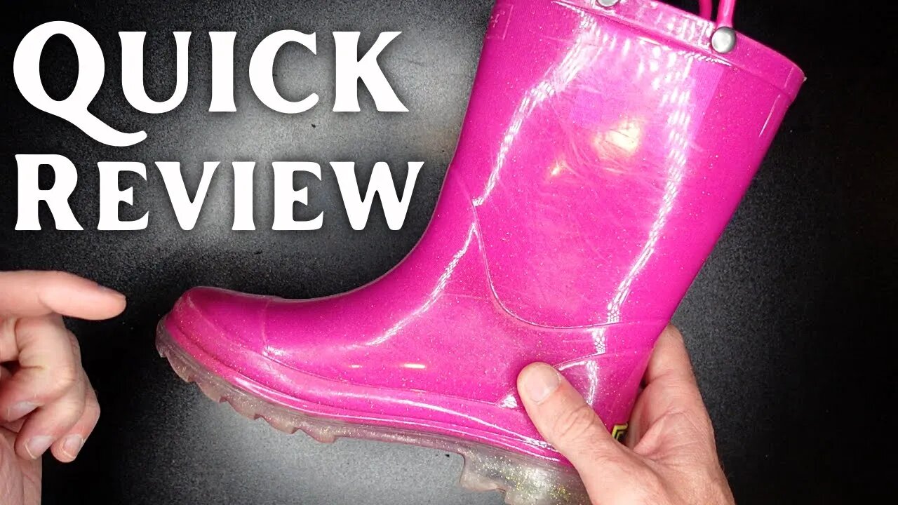 Western Chief Unisex-Child Light-up Waterproof Rain Boot