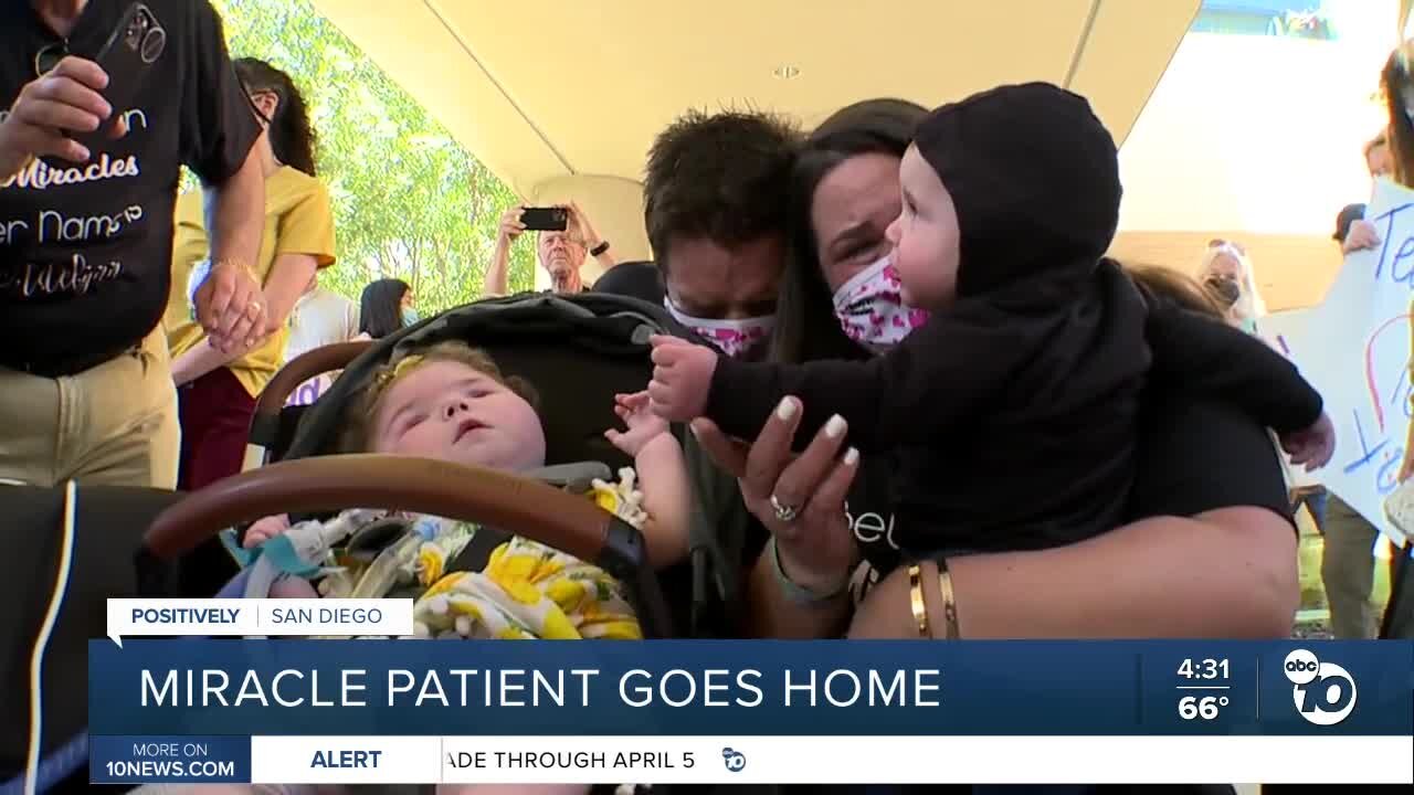 Miracle patient goes home