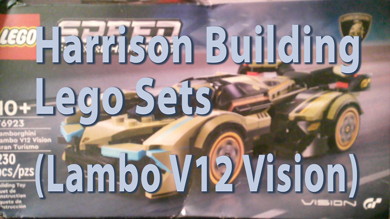 Harrison Building Lego Sets (Lambo V12 Vision)