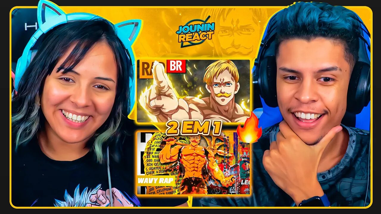 2 EM 1 - RAP DO ESCANOR | Tauz ft. VMZ & Aru | [React Rap Nerd] 🔥