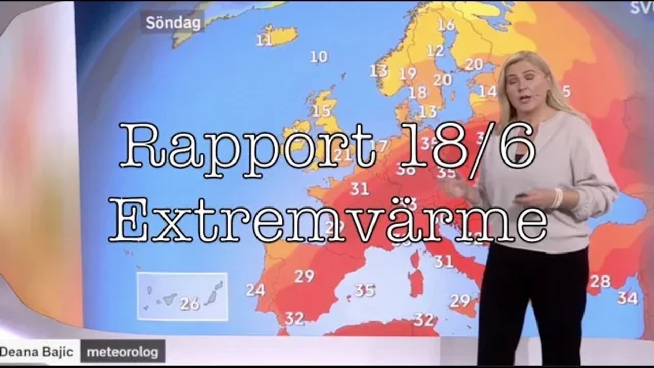 SVT varnar för extremvärme