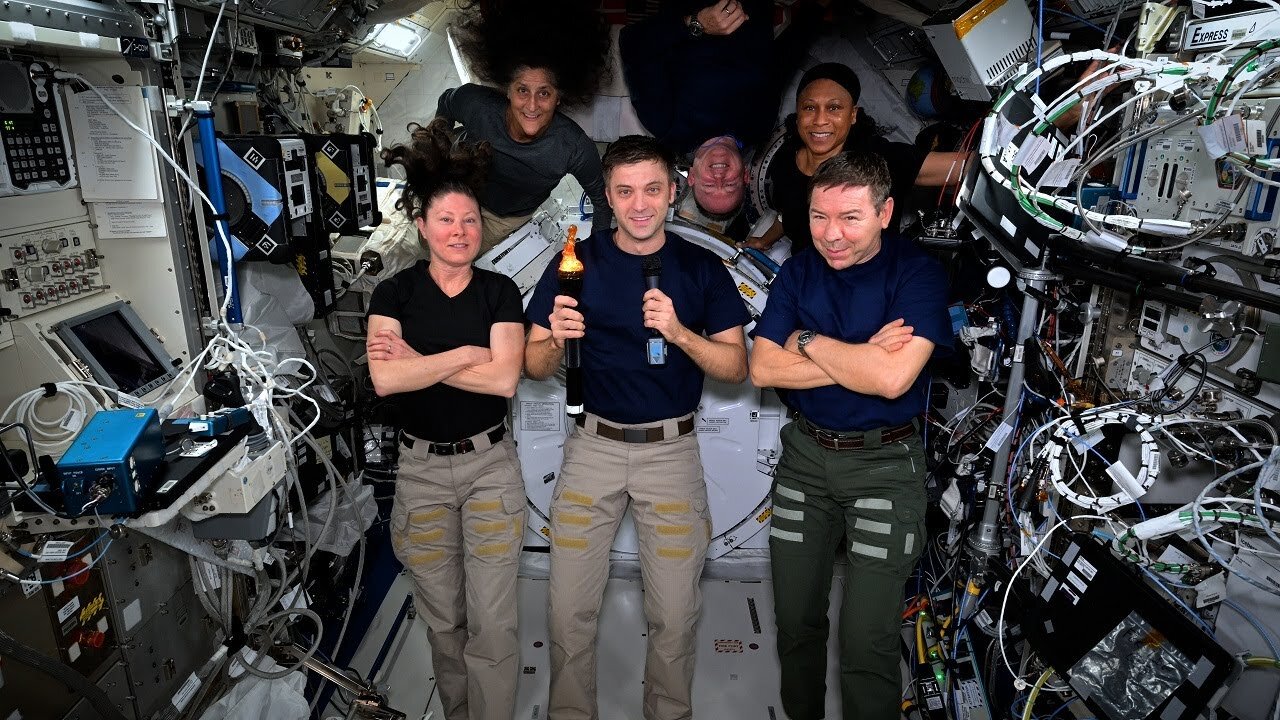 Olympics on the International Space Station