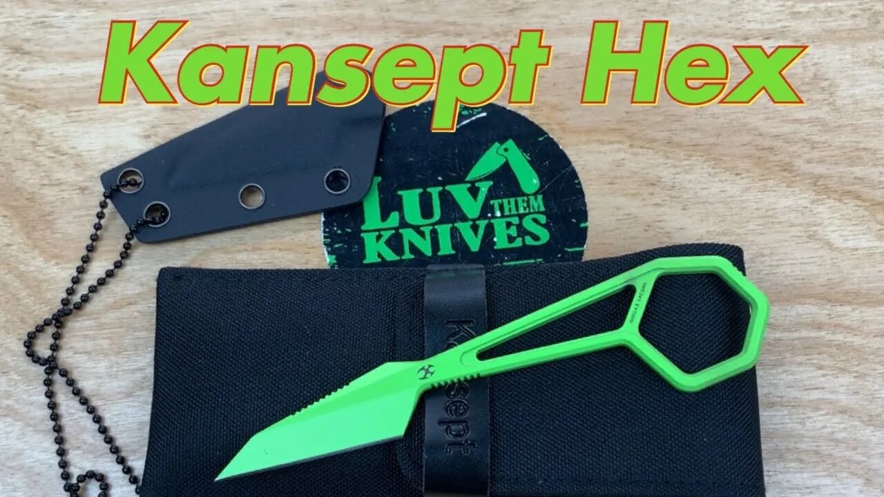 Kansept Hex neck knife Ostap Hel design !