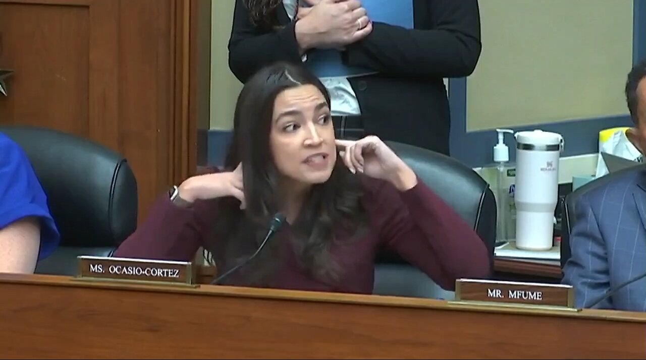 AOC LOSES IT When Bobulinski Says Biden Committed Crimes