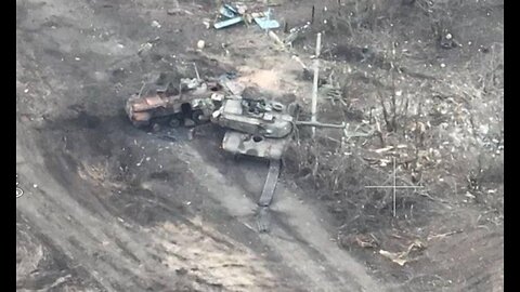 One more Abrams and Abrams-based demining vehicle destroyed near Avdeevka