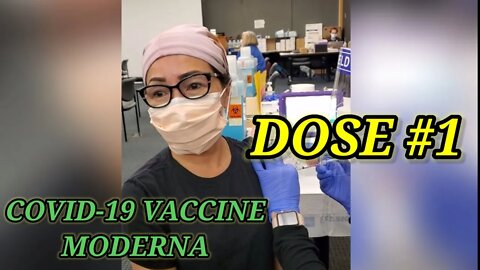 Coronavirus vaccine first dose of Covid-19 Moderna