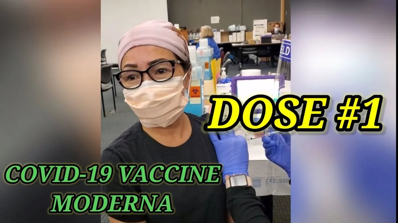 Coronavirus vaccine first dose of Covid-19 Moderna