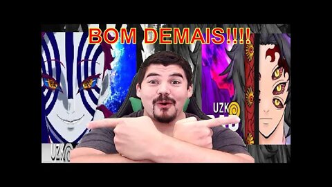 REACT 2 EM 1 RAP DO AKAZA E KOKUSHIBO - LEGIÃO UZK - MELHOR DO MUNDO