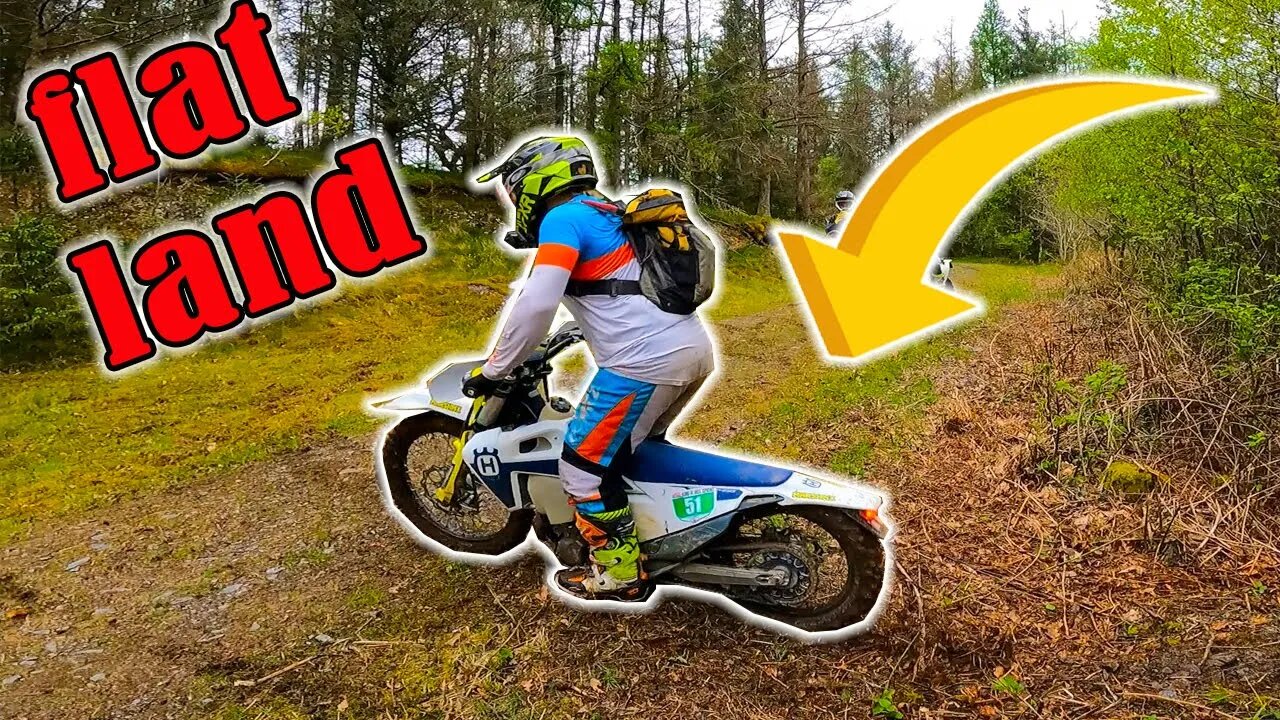 DIRT BIKE Falls from the sky!